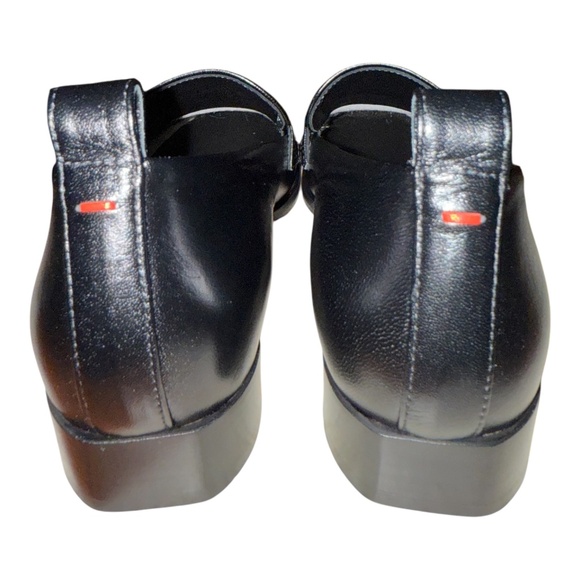 Aedye Italy Ruth Black Loafers 39 8 - Picture 6 of 9